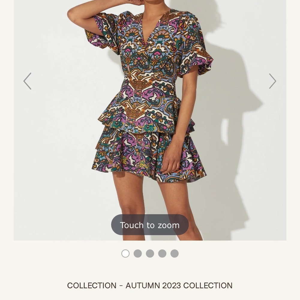 Cleobella Multicolor Patterned Mini Dress - Picture 3 of 3